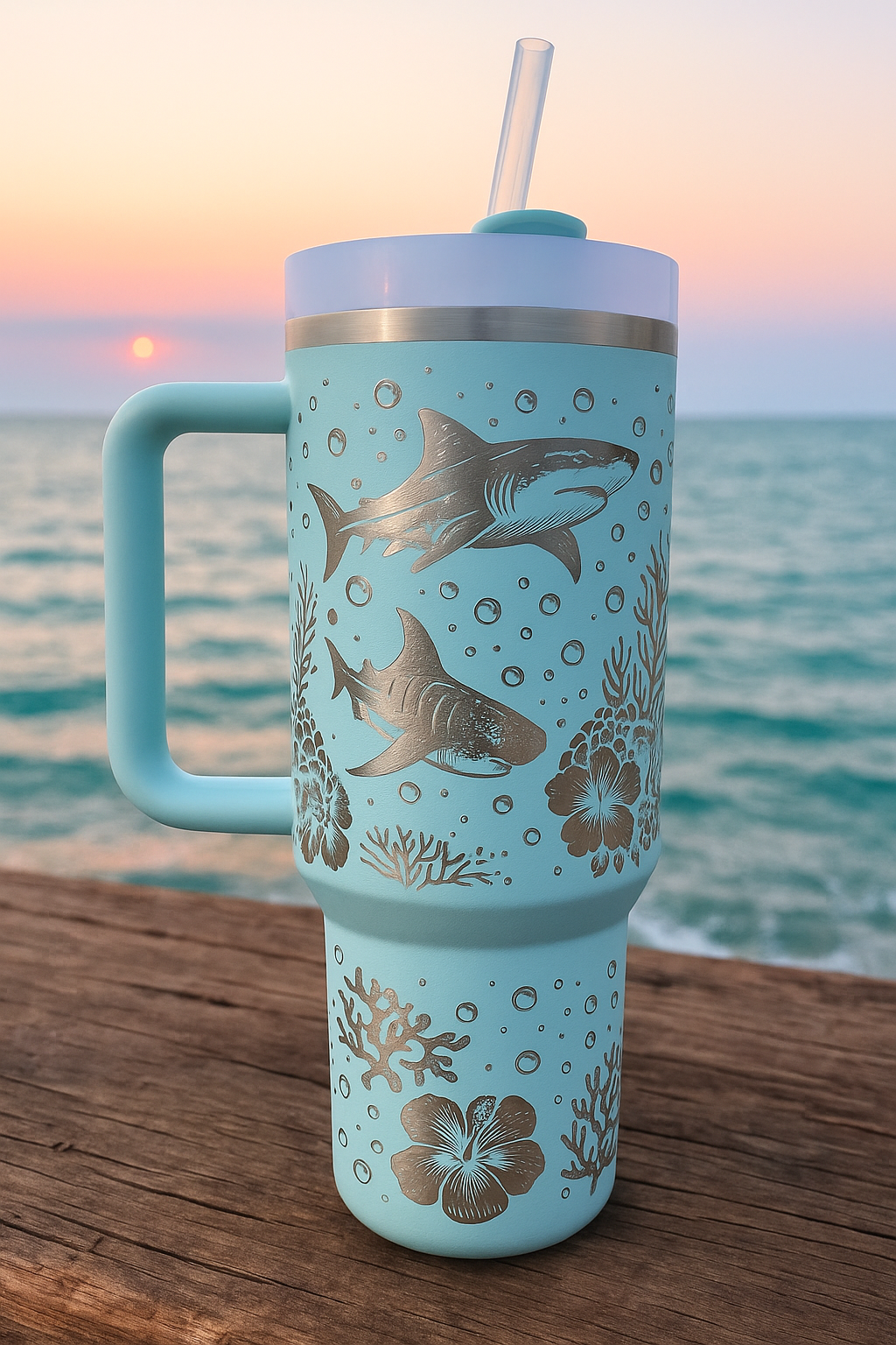 Whale Shark Reef Adventure 40 oz Tumbler
