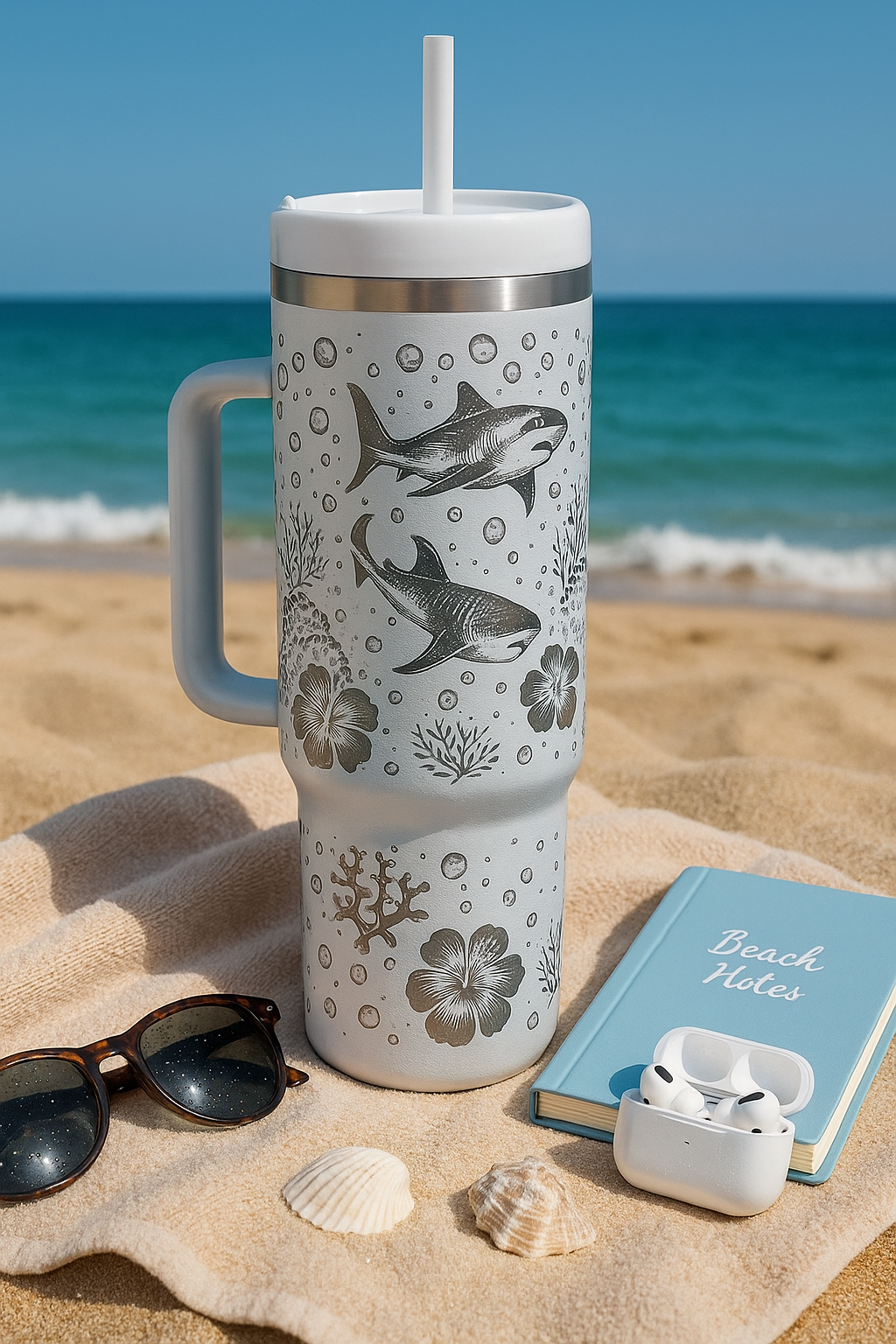 Whale Shark Reef Adventure 40 oz Tumbler