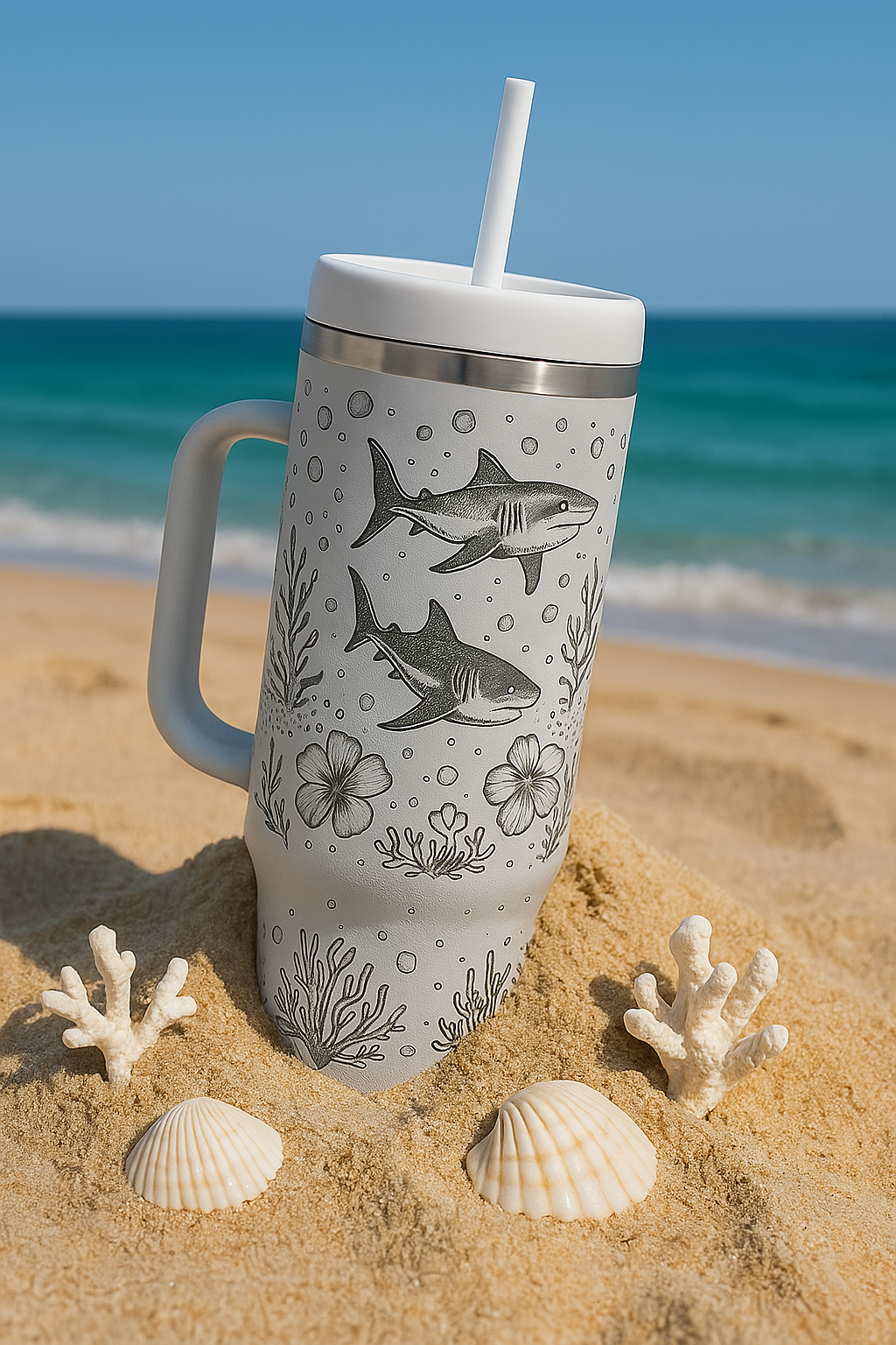 Whale Shark Reef Adventure 40 oz Tumbler