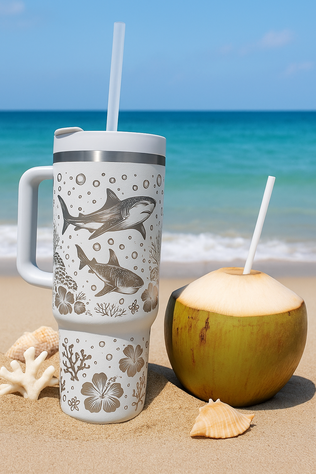 Whale Shark Reef Adventure 40 oz Tumbler