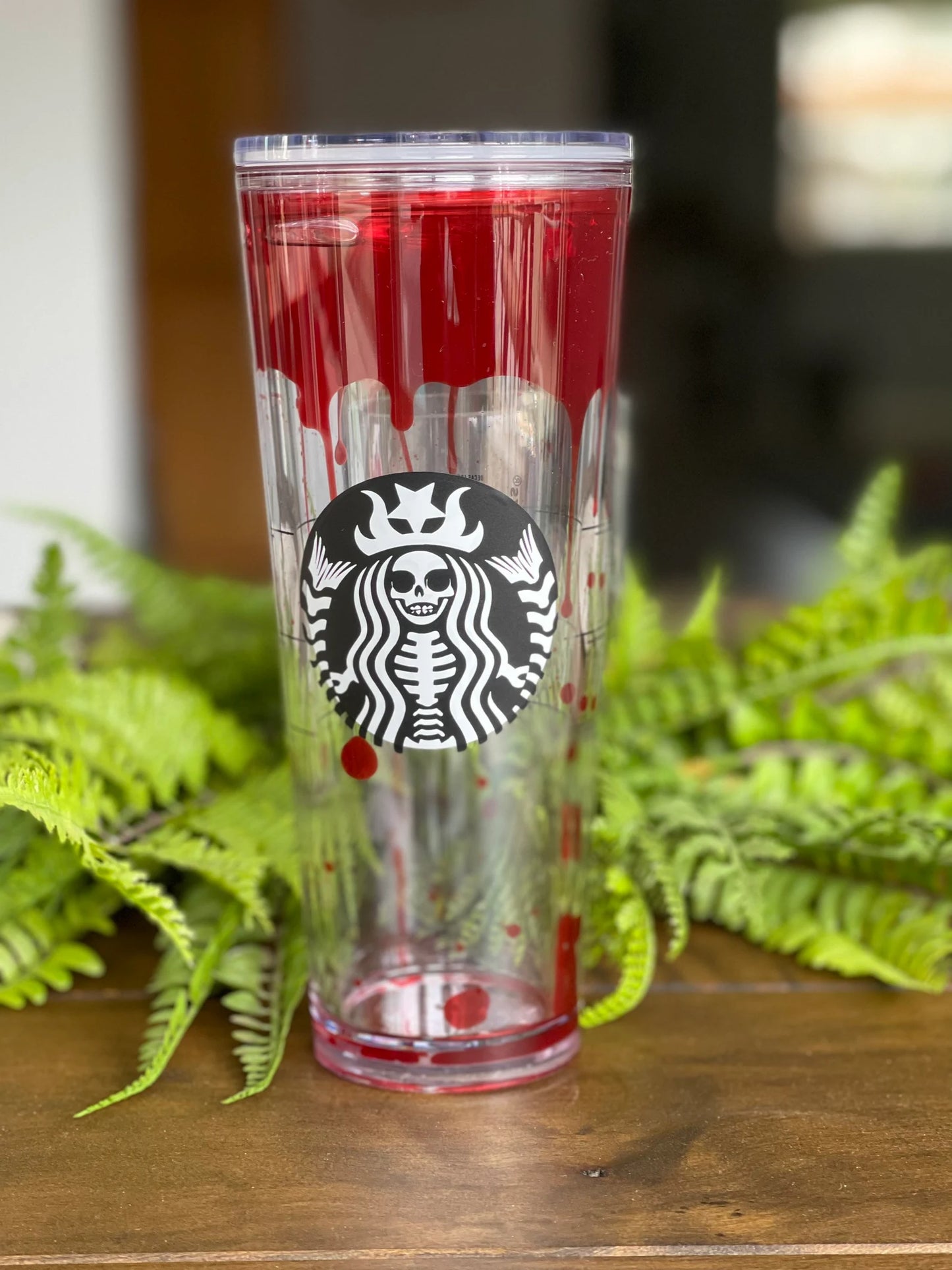 Blood Drip Skeleton Tumbler